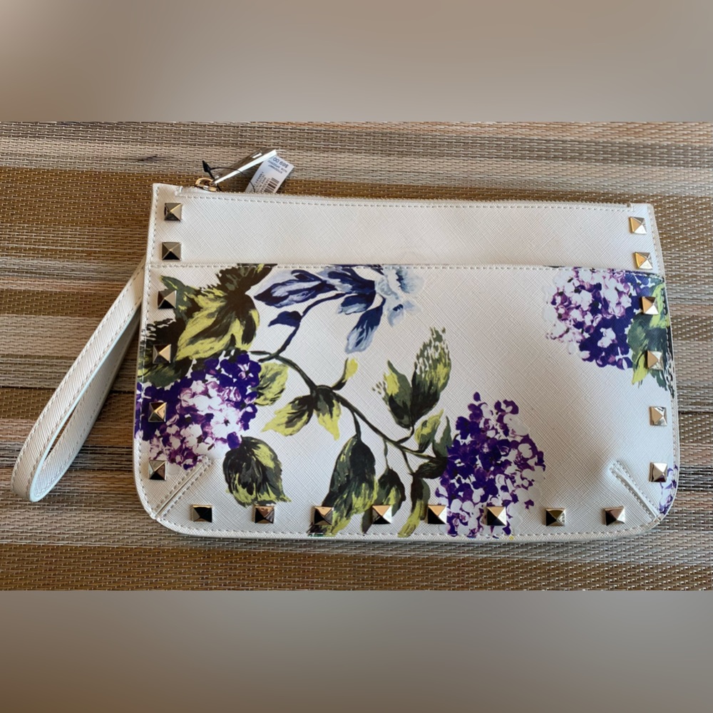 WHBM Floral Clutch